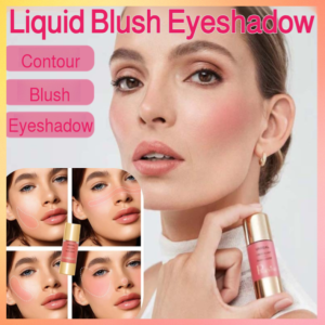 Liquid Blush And Eyeshadow Expands Color Shrinks To Brighten And Contour Creates A Natural Long-lasting Matte Nude Look 液体腮红眼影修容