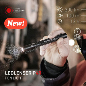 LEDLENSER P4R RECHARGEABLE Flashlight - 300 Lumens [ Led Lenser Pen Light Dual Power Source]