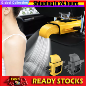 High Quality 5V Car Back Seat Fan Foldable Silent Three Grade Wind Speed Adjustable Cooler Air Cent Cooling Fans 2 Color In Stock Mini USB Fan Summer