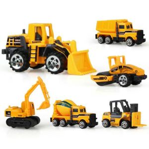 Mainan Mobil Truck Konstruksi 6pcs Plastik - OCT 6347