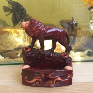 Asbak Roko unik Singa si raja hutan/lion Hiasan ruangan meja tamu FULL WARNA