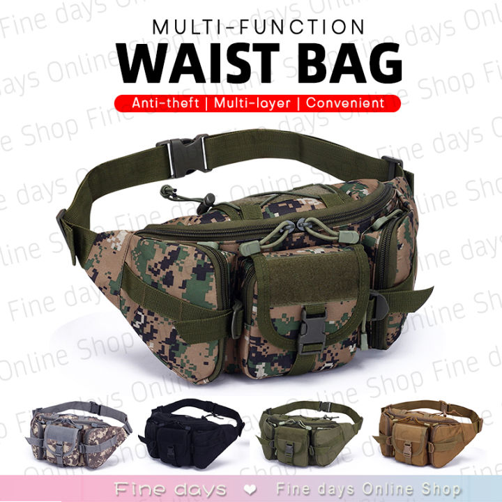 1pc Waterproof Multi-Functional Fishing Waist Bag, Convenient