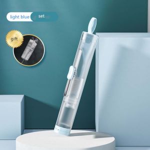 OMQAIO Xách tay Đi bộ đường dài Nhựa Bàn chải đánh răng Đặt Lưu Trữ kem đánh răng Kit Gấp Bàn Chải Đánh Răng Răng Công Cụ Làm Sạch