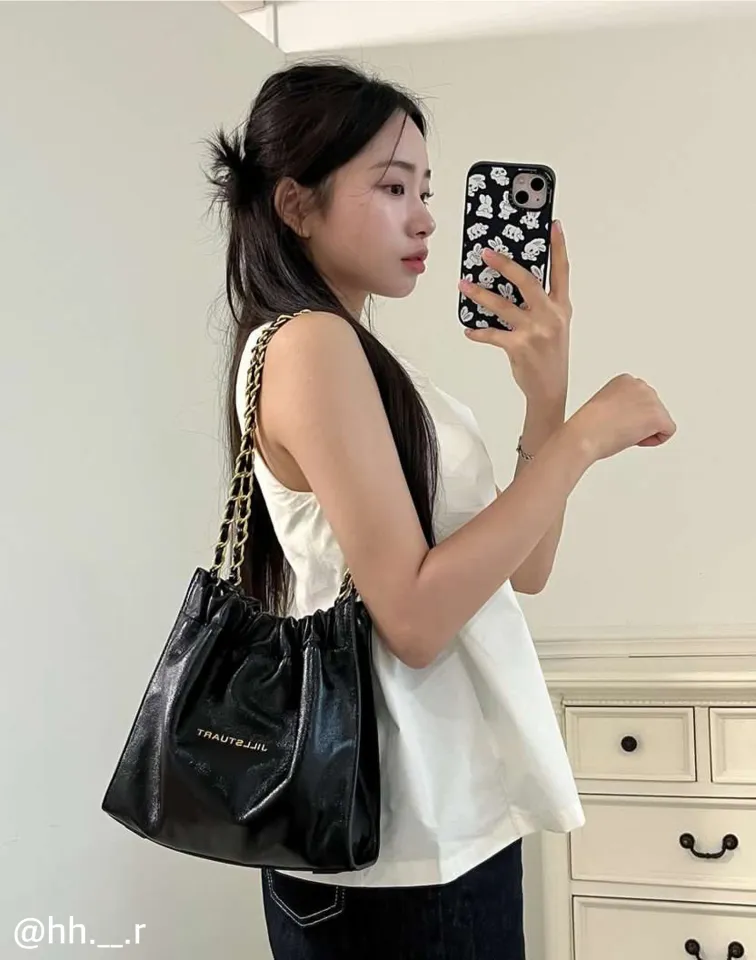 JILL STUART♥ Coco Chain Mini Cross and Shoulder Bag 韓國Jillstuart Denim牛仔布Mini Coco Chain Cross&Shoulder Ba