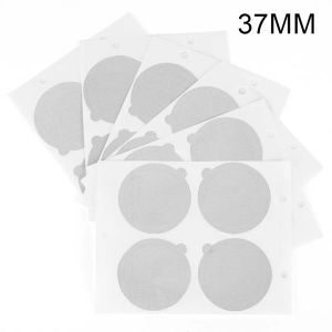 【Local delivery】 50PCS Aluminum Foil for Reusable & Disposable Coffee Capsule Pods Foils Seal for Nespresso Coffee Filters Sticky Lids Cover Capsule Foil