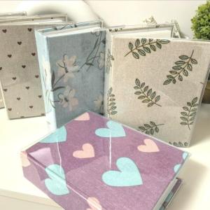 Romances Fabric Cover 6Inch Photo Album for 100 Photos Photocard Holder for Wedding Memory for Family and Couples