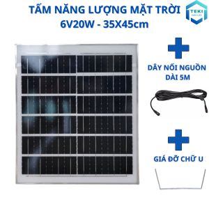 TẤM PIN NĂNG LƯỢNG MẶT TRỜI MONO 6V 6W 8W 10W 15W 20W 25W 30W 35W 40W 50W - TEKI