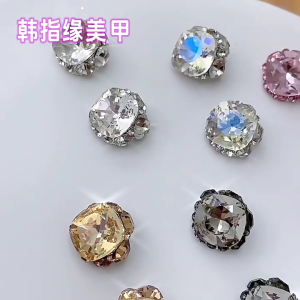 3PCS 3D Nail Charms AB Nail Rhinestones Set for Nail Art Clothing DIY Nails Art Craft Manicure Embellishment