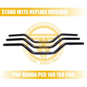 Stang W175 Replika Original PNP Honda PCX 150 PCX 160 Cbu Warna Hitam dan Crhome Stang PCX 150 PCX 160