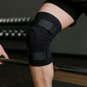 KINTHAZER Adjustable Knee Pad Breathable Non-slip Compression Sleeve Light Double Straps Knee Support Running