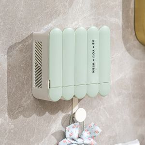 NEXTGENYUN Waterproof Wall Mounted Soap Box Flip Lid Plastic Soap Container Bathroom Accessories Ventilation Drain Soap Dish Bathroom