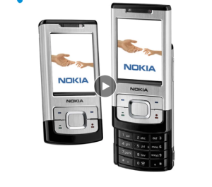 สำหรับ Nokia 6500S ปลดล็อคเดิม3G เครื่องเล่น Mp3 3.15MP โทรศัพท์แบบสไลด์