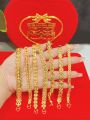 Lắc tay cưới 1 chỉ chuẩn màu 24.k cao cấp K.124. 