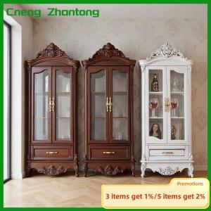 Cneng 1 12 Dollhouse Vintage Simulation Storage Cabinet Display Cupboard Model Doll Home Living Room Wine Cabinet Furniture Decor Toy