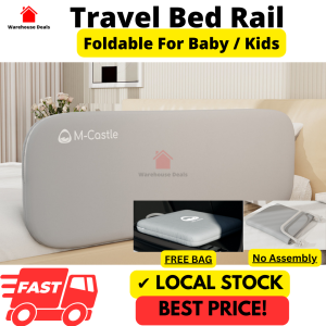 Baby Bed Rail Guard Baby Bumper | Foldable Travel Bed Rail Safety Fence
