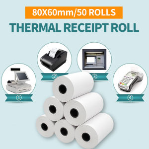 80x70mm Thermal Paper for POS cash receipt Thermal printer Thermal Paper 80x80mm High Quality Thermal Paper Receipt paper for Receipt Printers