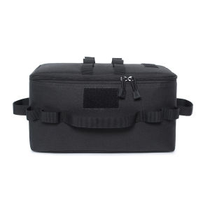Outdoor camping storage bag and large capacity portable picnic utensil storage tool bag