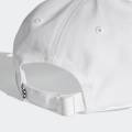 adidas Lifestyle TREFOIL BASEBALL CAP Unisex White FJ2544. 