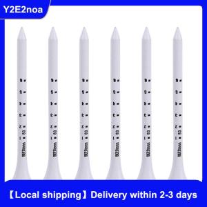 【Local shipping】 50PCS Professional Golf Tees 83mm White Golf Wood Tee Scale Golf Tees