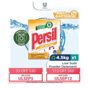 Persil Anti-Bacterial Low Suds Powder Detergent 4.5KG