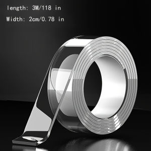 One Roll HEAVY-DUTY NANO TAPE 3M Strong Reusable Waterproof Double-Sided for Home Office
