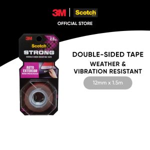 3M™ Scotch® Double-Sided Mounting Tape Auto Exterior 1 roll/pack 12 mm x 1.5 m For home improvement
