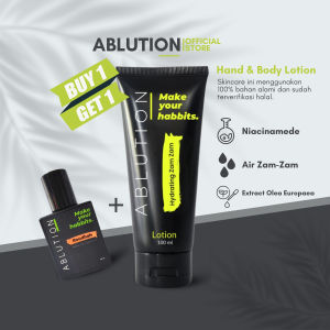 Ablution Parfum Raudhah / Tapputi + Lotion Zam Zam 100ml | Paket Wangi dan Melembapkan Pria Wanita | Tahan Lama 12 Jam