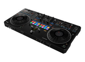 Pioneer DJ DDJ REV5 Scratch-style 2-channel performance DJ controller (black) | New-generation controller with Serato DJ Pro and rekordbox compatibility. This 2-channel unit offers an authentic scratch experience and innovative features