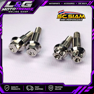 SC SIAM (PAIR) CNC CONCAVE LEVER BOLT YAMAHA ALL MIO / AEROX v1 v2 / SNIPER / M3 (SOLD AS PAIR )