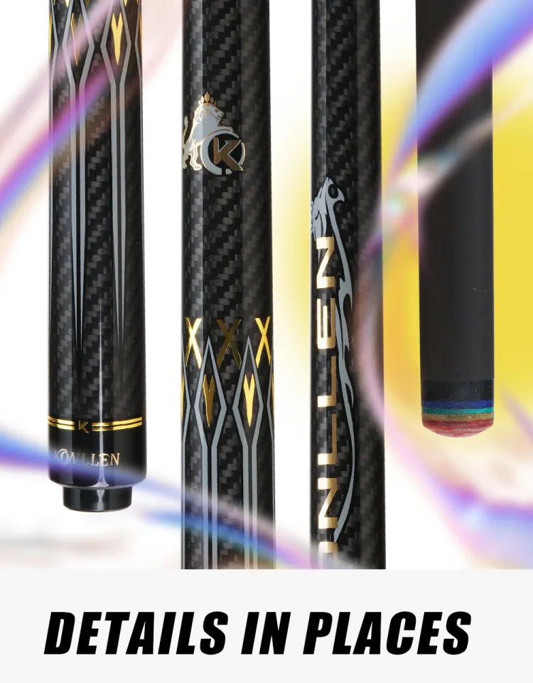 KONLLEN Billiard KL-3K Carbon Fiber Pool Cue Stick 12.2mm