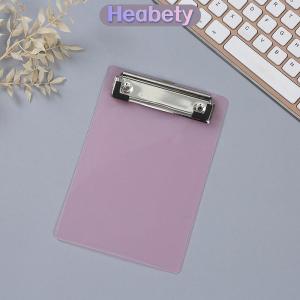 Heabety  Đơn giản A6 hóa đơn clipboard Memo Pad Clip Board Loose-Leaf máy tính xách tay tập tin bằng văn bản pad kẹp giấy chủ Văn phòng đồ dùng học tập