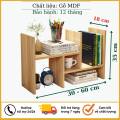 Kệ Sách Gỗ Để Bàn Trang Trí - Giá Sách Mini - Kệ Sách Mini - Kệ Sách Để Bàn - Kệ Gỗ Trưng Bày Trang Trí Để Bàn - Kệ Sách Để Bàn Làm Việc Lắp Ghép Đa Năng. 