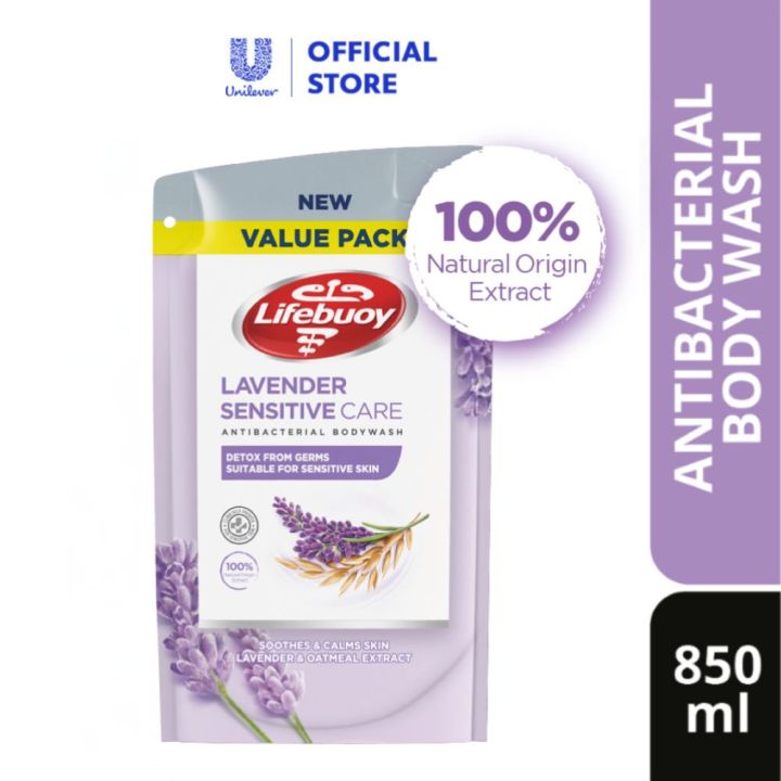 Lifebuoy Antibacterial Shower Gel Refill Lavender 850ml Lazada