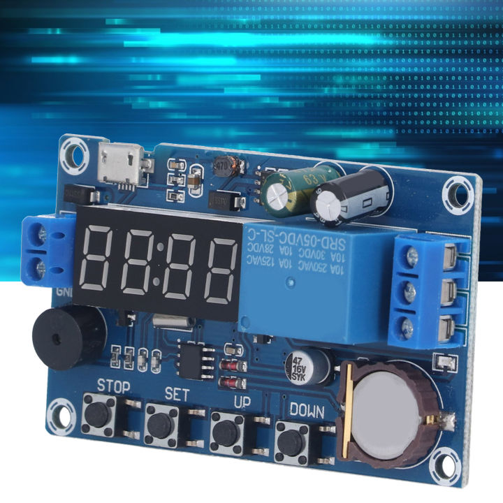 Control Relay Timer Module Relay Board Timer Delay Controller Module Real‑Time 5 Time Periods ...