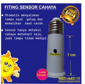Fitting Otomatis Sensor Cahaya INFRA MERAH Fiting Lampu Tanpa Kedip 100W  4.8