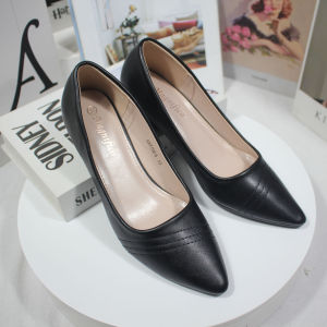 Magnifico Black Shoes Formal Office School Painless Women Ladies Shoes GH7799#