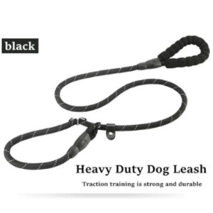 Durable Dog Leash with Reflective Threads Anti-Pull Leash Pet Training Leash for Medium Large Dogs