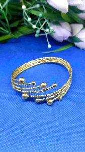 Gelang Tangan Keroncong Motif Bola-bola Perhiasan Fashion Mewah