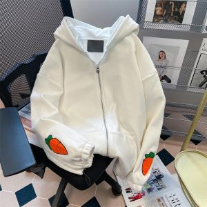 CARROT RABBIT ZIPPER HODIE JAKET OVERSIZE IC