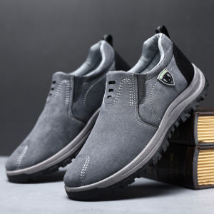 Large Size MenS Slip-On Loafers Dirt-Resistant And Wear-Resistant Work Shoes Outdoor Work Shoes Casual MenS Shoes