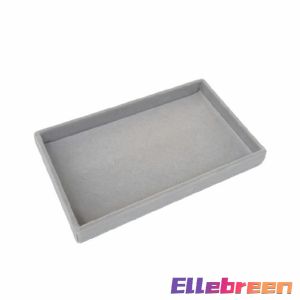Stackable Jewelry Drawer Organizer Velvet Trays Showcase Holder Dresser Insert Divider Storage for Necklace Ring Earring