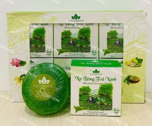 Xà Bông Trà Xanh thiên nhiên handmade COCOSAVON