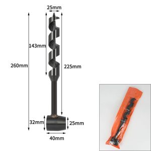 Mata Bor Kayu Survival Outdoor Manual Ukuran Besar Auger Untuk Membuat Api Di Hutan Bahan Berkualitas Ukuran 10/19/25MM
