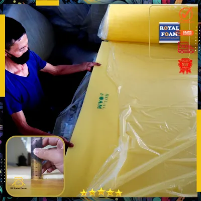 Busa kuning Royal Foam empuk ukuran 200 cm x 150 cm x 1 CM
