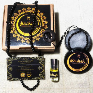 Tasbih 99 Kayu Kokka BERSERTIFIKAT Bulat 99 Uk 8mm Kaukah Koka Kaoka Bonus parfum&gelang kokka fukaha