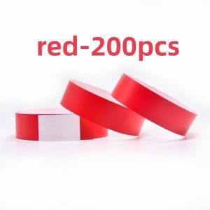 200pcs Disposable Wristband Waterproof Paper Tyvek For Party Concert Events Swimming