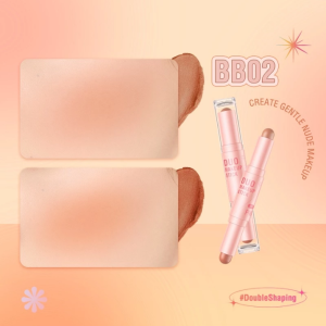 DoubleShaping Magic Shaping Flicker Honey DUO Makeup Stick Creamy Smooth Highlighter Shimmer