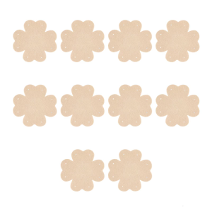 Gói của 10 Trưng bày trang sức tổ chức miếng nỉ du lịch lưu trữ Pads cảm thấy kết cấu cho bông tai dây chuyền và vòng đeo tay