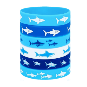 Marine động vật bằng Silicone dây đeo cổ tay cho người lớn trẻ em chống nước vừa vặn phù hợp kích cỡ có thể điều chỉnh đại dương cuộc sống phụ kiện