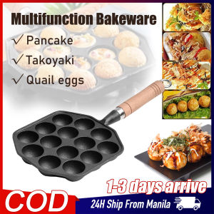 Takoyaki Cooking Pan Non Stick 14 Holes Plates For Takoyaki Quail eggs Pancake Maker Octopus Ball Takoyaki Maker Takoyaki Machine Takoyaki Cooking Complete Set